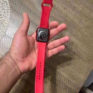 red apple watch 7 series 45 mm like new